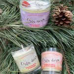 Vianočné darčekové balenie šamanských sviečok - Škorica